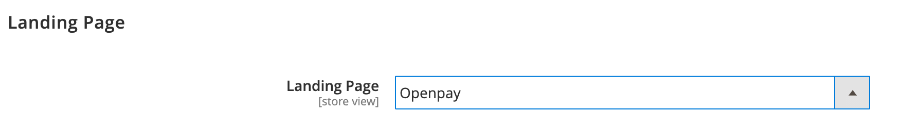 Openpay Landing Page